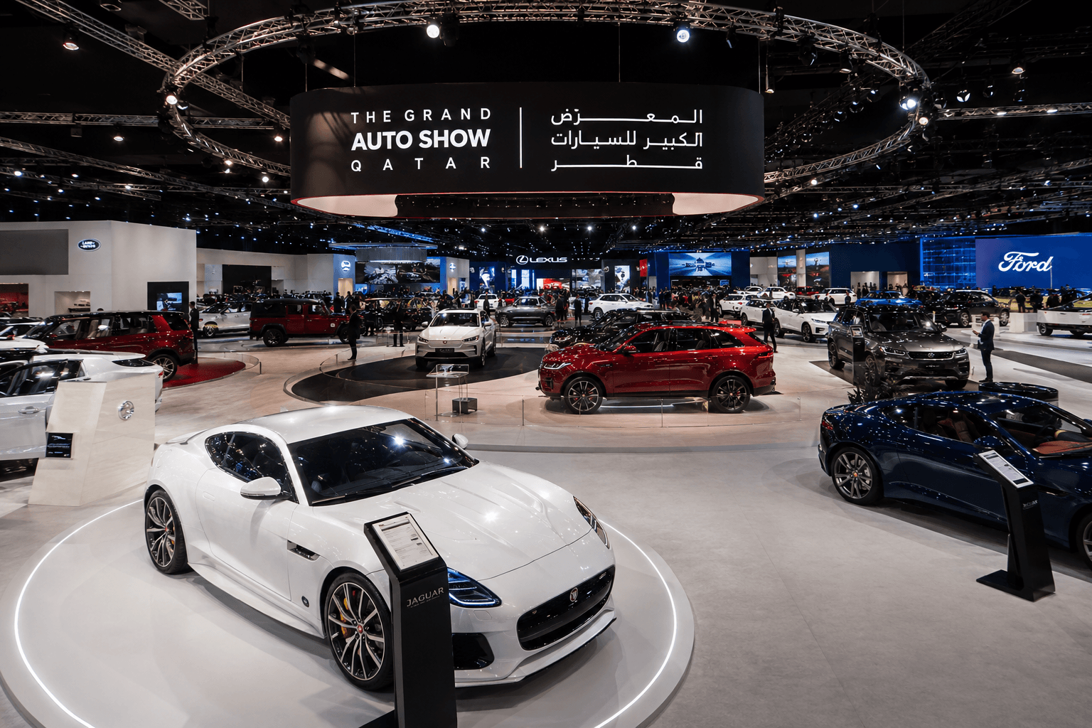 Grand Auto Show Qatar production and audience visual 01